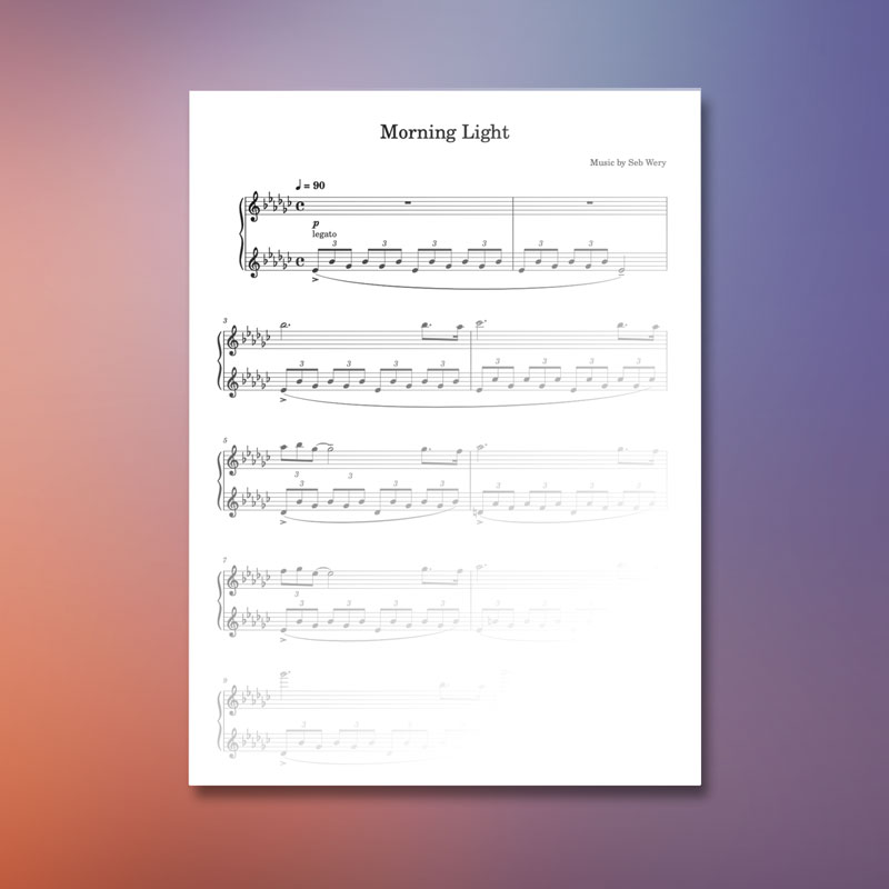 Morning Light Sheet Music