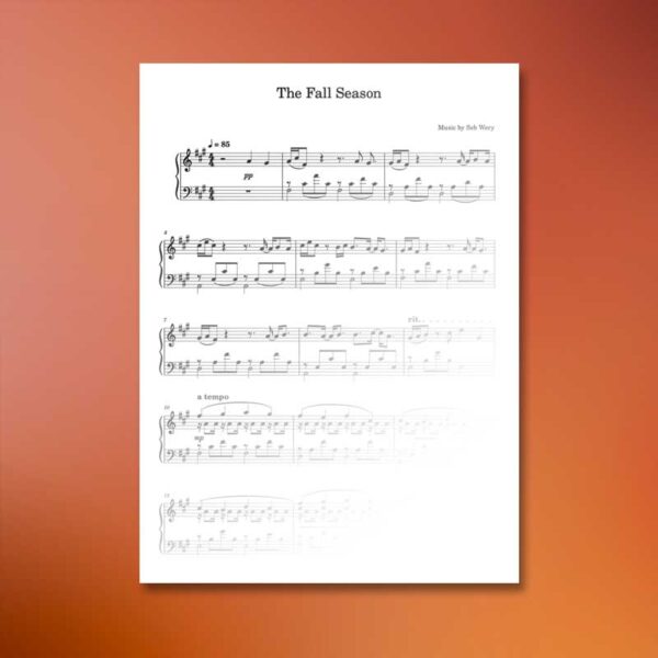 The Fall Season Sheet Music