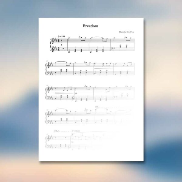Seb Wery - Freedom Sheet Music