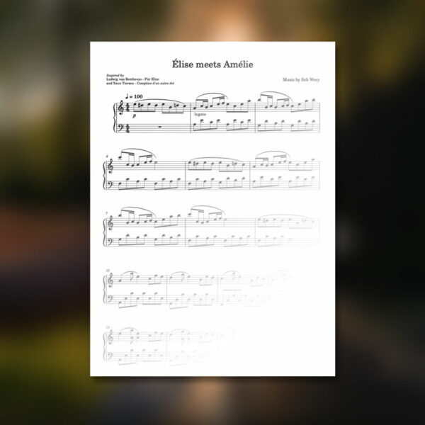Elise Meets Amelie Sheet Music